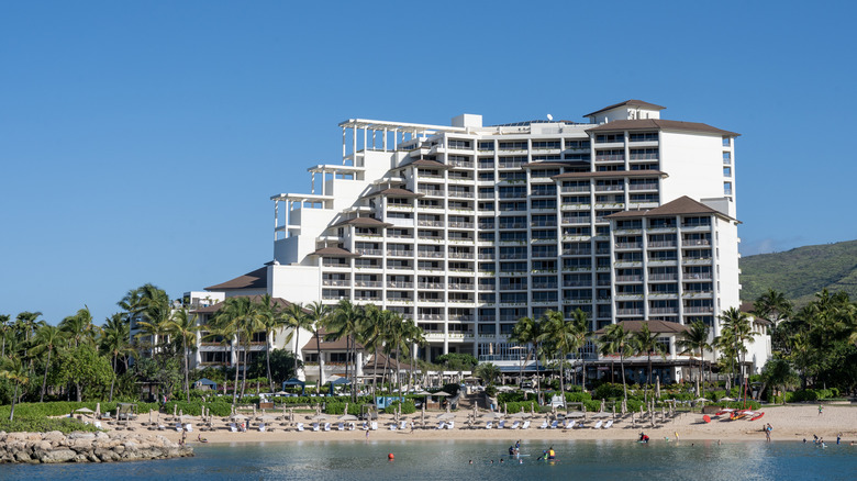 Exterior view of the Four Seasons Resort Oahu at Ko Olina