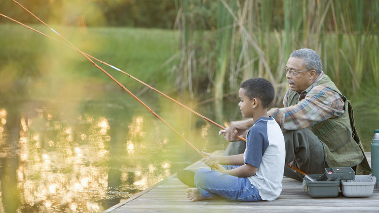 Father/son fishing