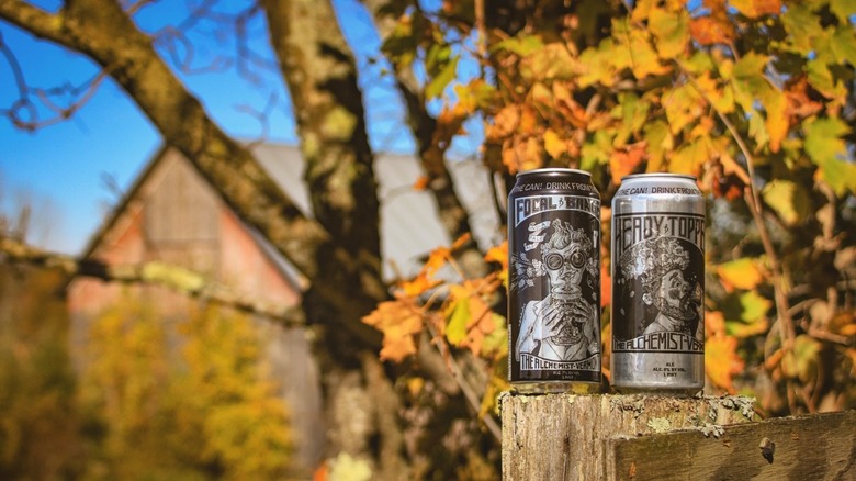 Alchemist beer cans in Vermont