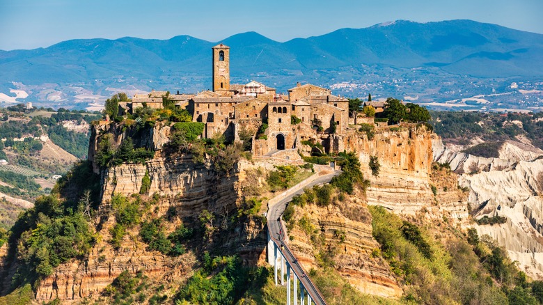 Viterbo on a hilltop