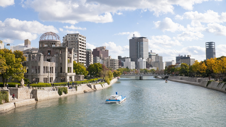 River in Hiroshima, Japan 