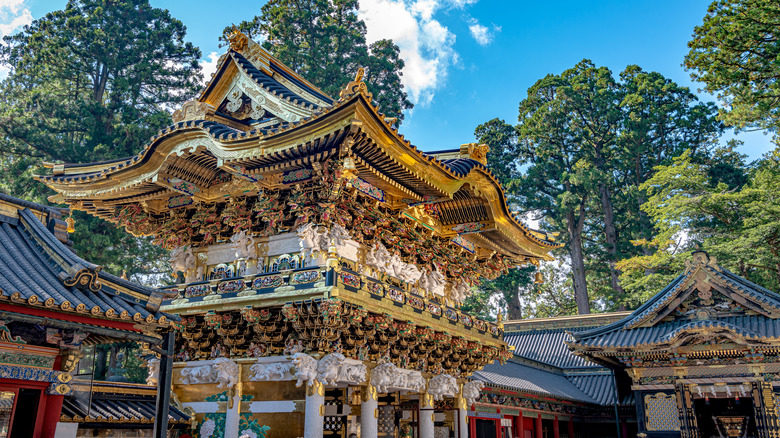 Nikko Toshogu shrine in the sun