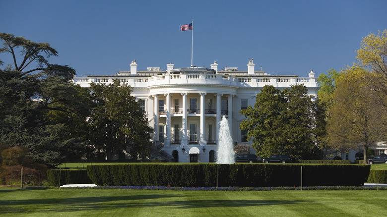 South lawn of the White House