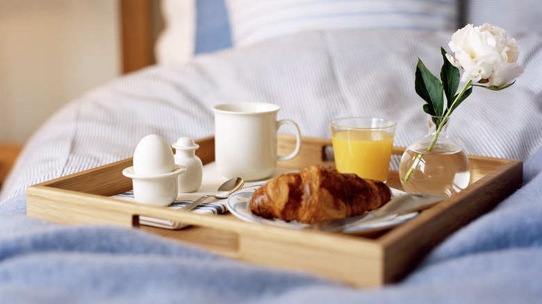 Breakfast on bed