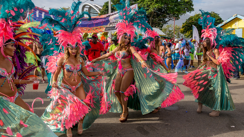 Carnival parade in Trinidad
