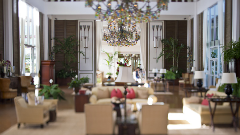 The Kahala Resort lobby