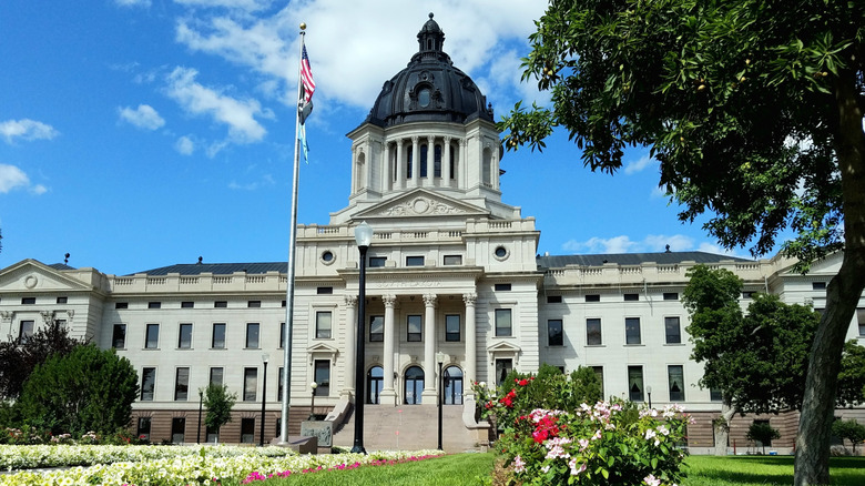 The South Dakota Capital Building in Pierre