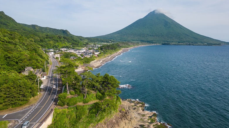 Road near Kagoshima Japan