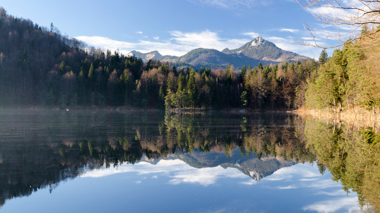 Lake Hechtsee near Kufstein, Austria