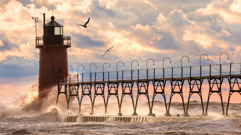 South Haven Lighthouse at South Beach