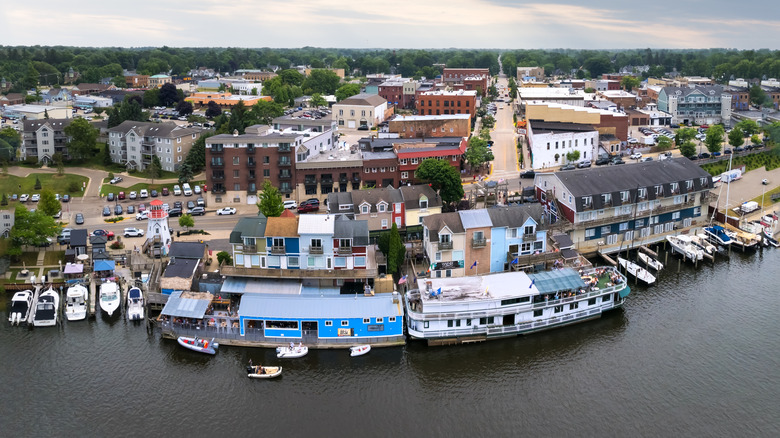 Drone view of South Haven