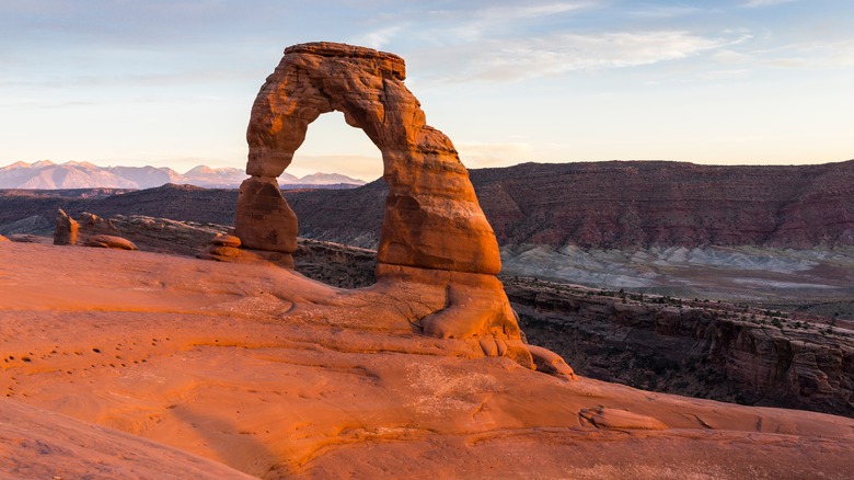 arches sunset