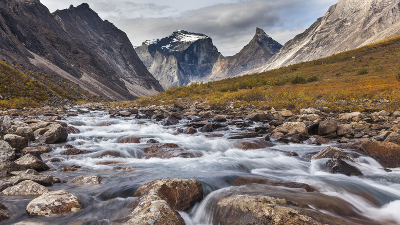 river and mountains