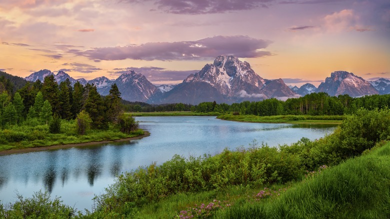 river by grand teton