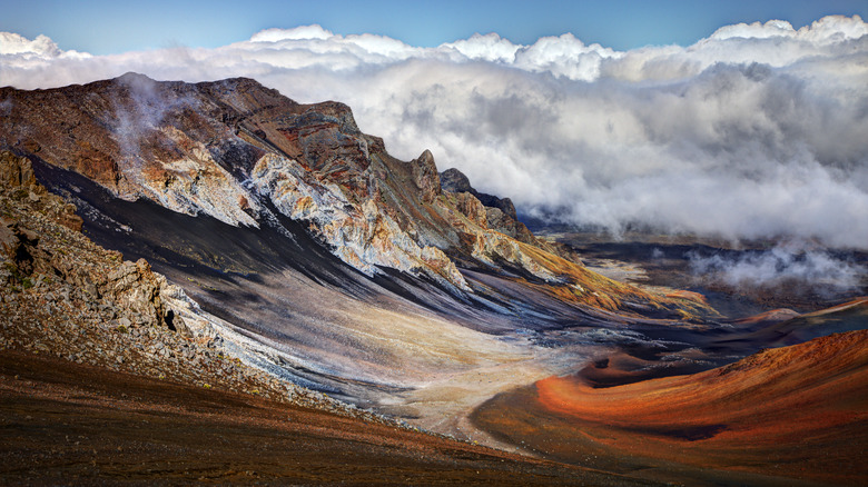 volcanic ash mountains