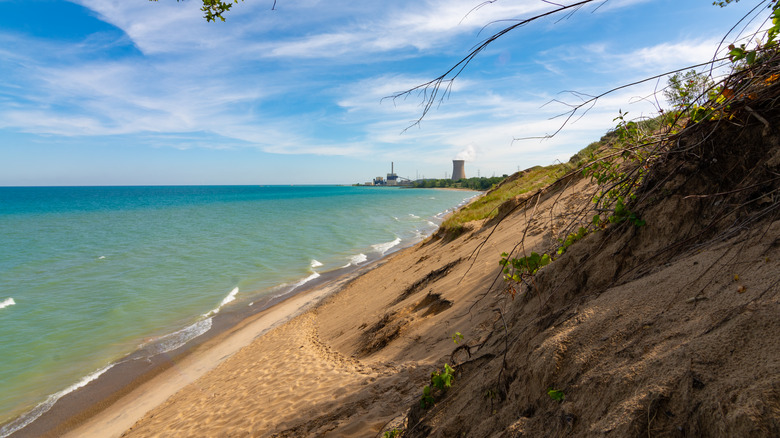 dunes by lake