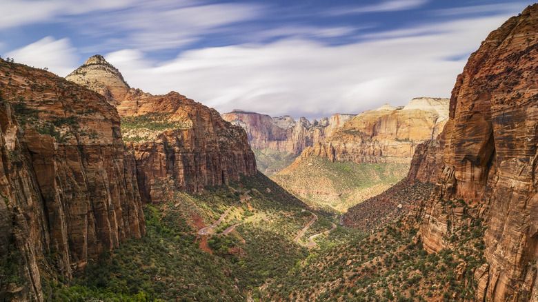 Canyons in Zion