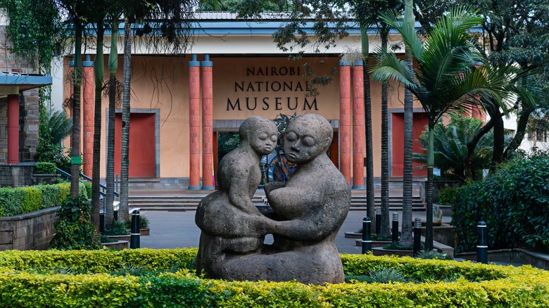 Sculpture in front of the Nairobi National Museum