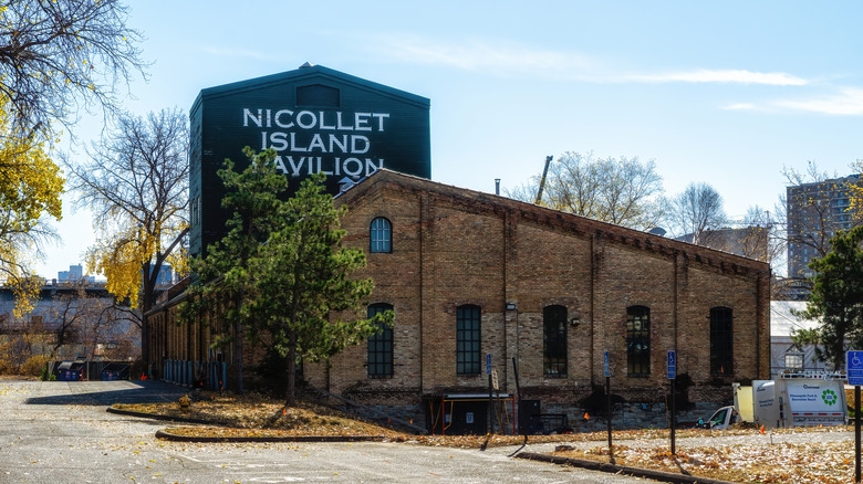 Exterior of the Nicollet Island Pavilion in Minneapolis