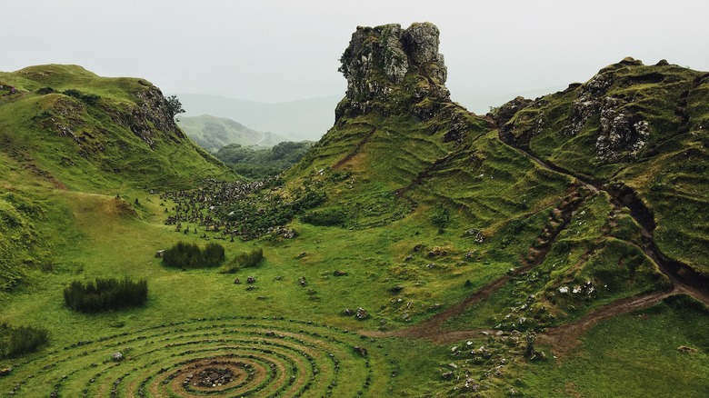 Fairy Glen in Isle of Skye