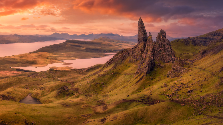 Old Man of Storr in Isle of Skye