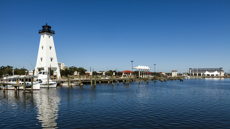 The lighthouse of Gulfport, Mississippi