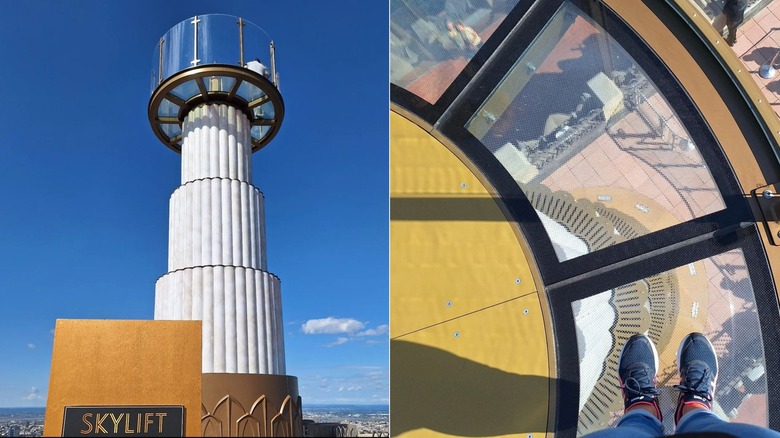 The Skylift at Top of the Rock