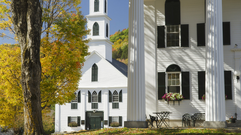 Windham County Court House in Newfane, Vermont