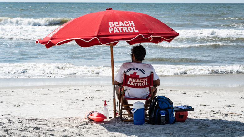 Beach patrol on Coligny Beach South Carolina