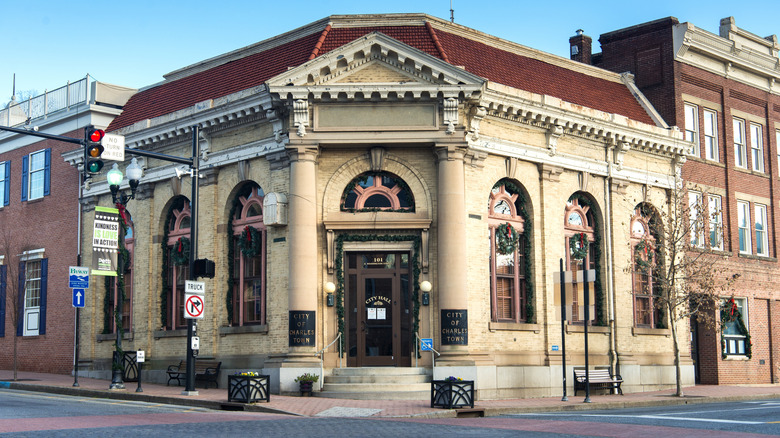 City Hall in downtown Charles Town