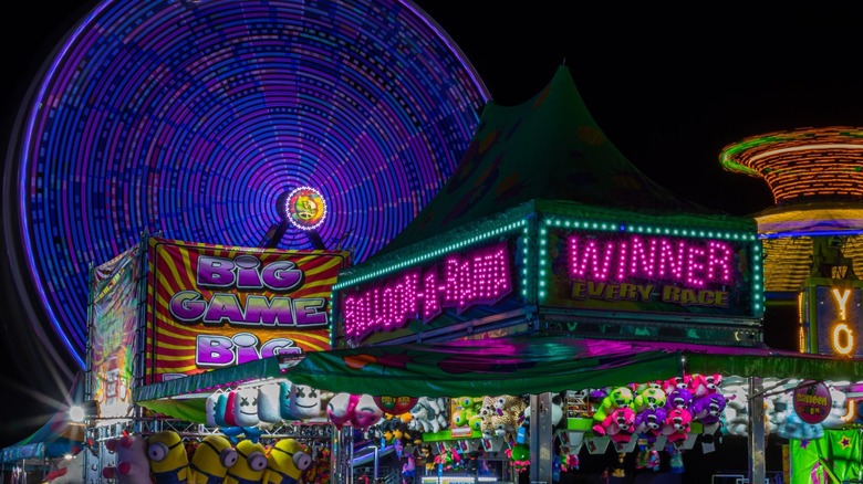 Amusements at the Kansas State Fair in Hutchinson