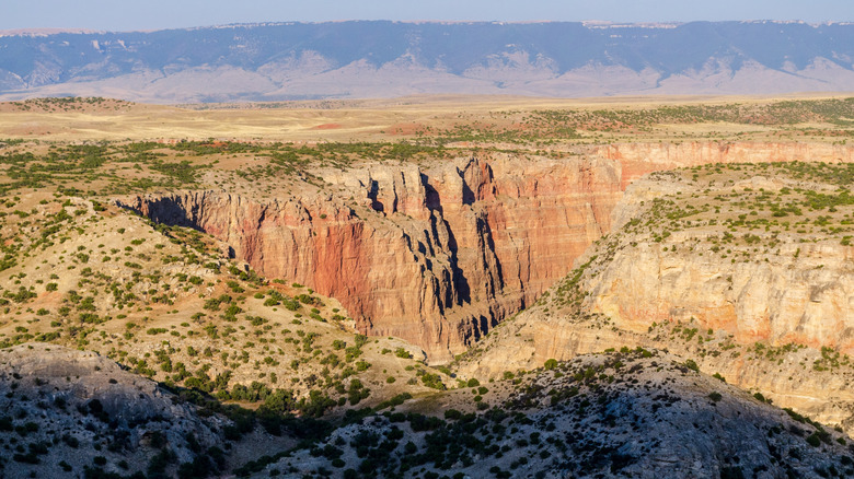 Canyons and mountains found in Bighorn Canyon National Recreation Area