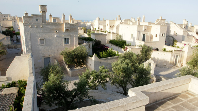 a view overlooking the Borgo Egnazia village