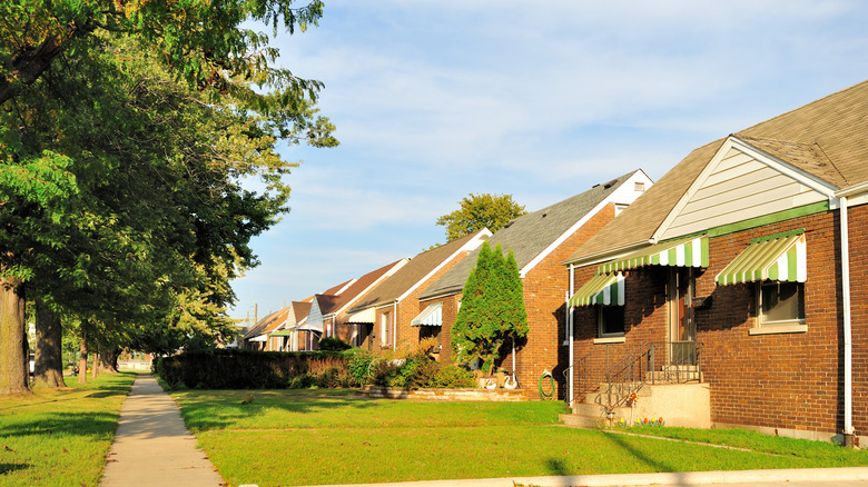 English style homes in Marktown, Indiana