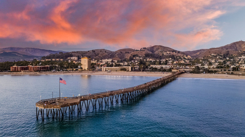 Long beach pier