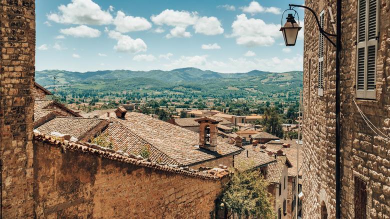 View of Umbria from Gubbio