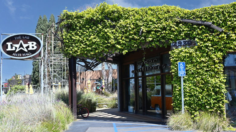 The entrance to The LAB Anti-Mall and Urban Outfitters