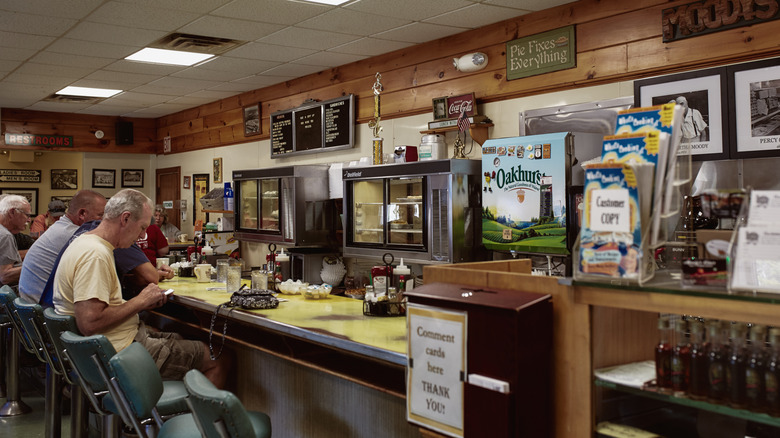 The inside of popular Waldoboro eatery Moody's Diner