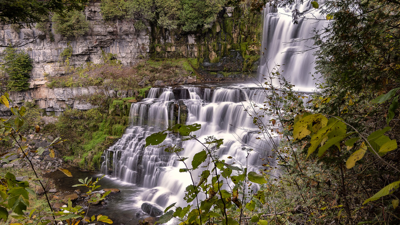 Waterfalls at Chittenango Falls State Park, Cazenovia New York