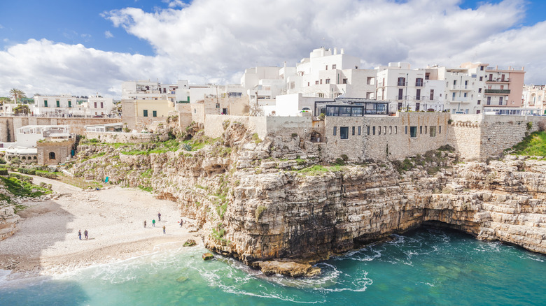 One of Polignano a Mare's beaches