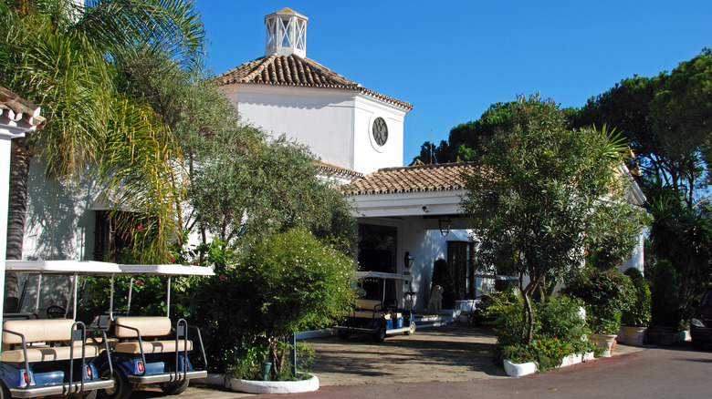 Marbella Club hotel entrance