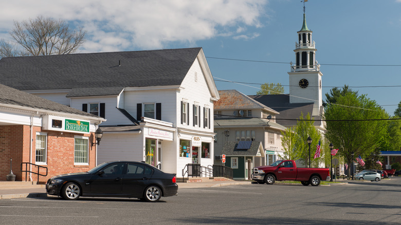 Buildings within the Northeastern town of Sheffield, Massachusetts