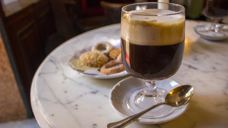 Bicerin, a coffee drink in Turin