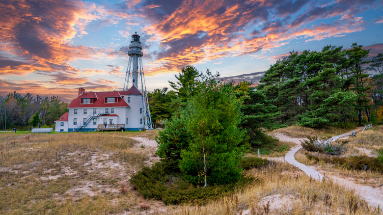 Rawley Point Lighthouse in Two Rivers, WI