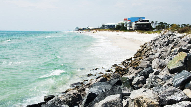 The beach at Port St. Joe, Florida