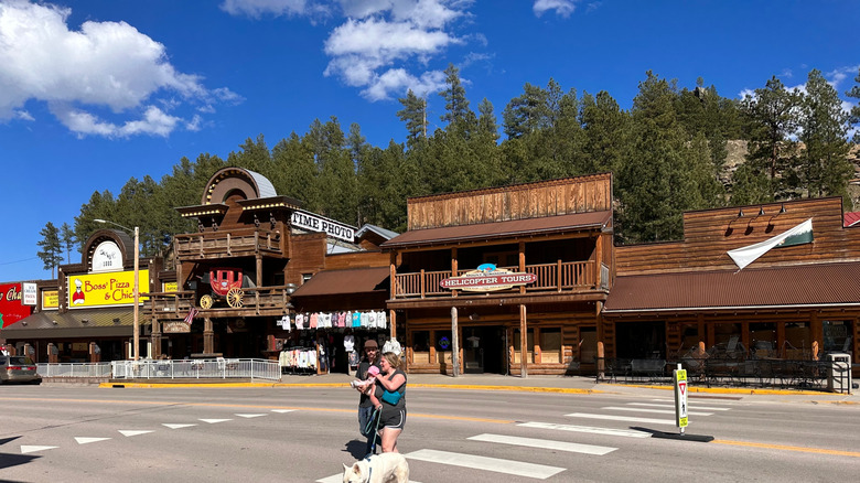 Old West-style street in Keystone, South Dakota