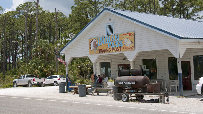 Indian Pass Raw Bar facade