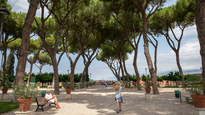 Giardino degli Aranci overlooking Rome