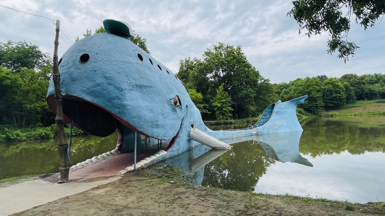 Blue Whale of Cantoosa just outside of Chelsea, Oklahoma