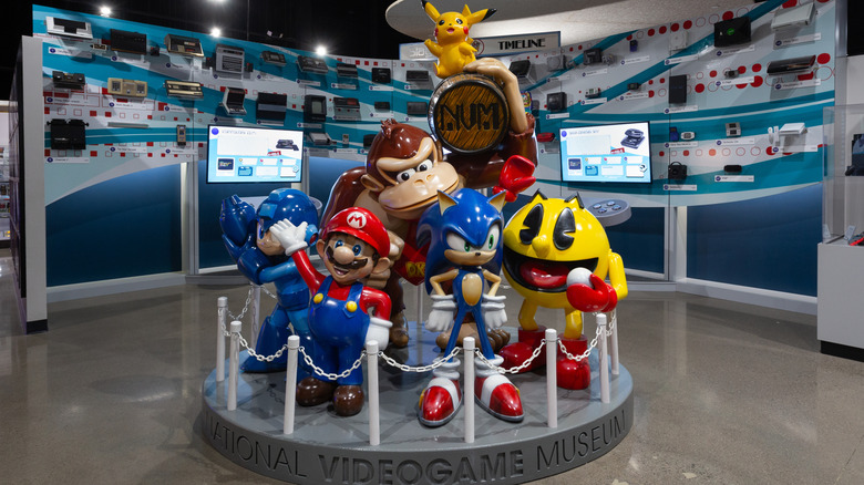 Characters at the National Videogame Museum